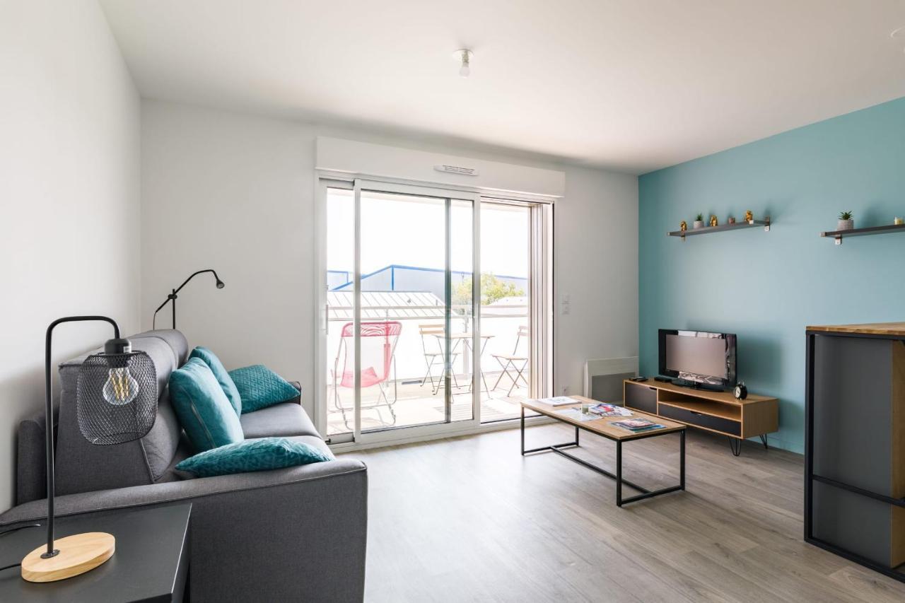 L'Ecume - Studio Moderne Avec Grand Balcon Et Place De Parking Dinard Exterior foto